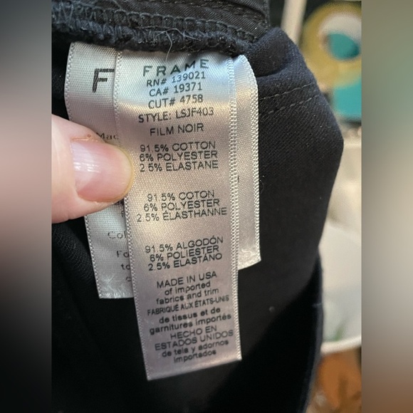 Frame black forever Kadie Skinny jeans size 30 - Picture 7 of 9